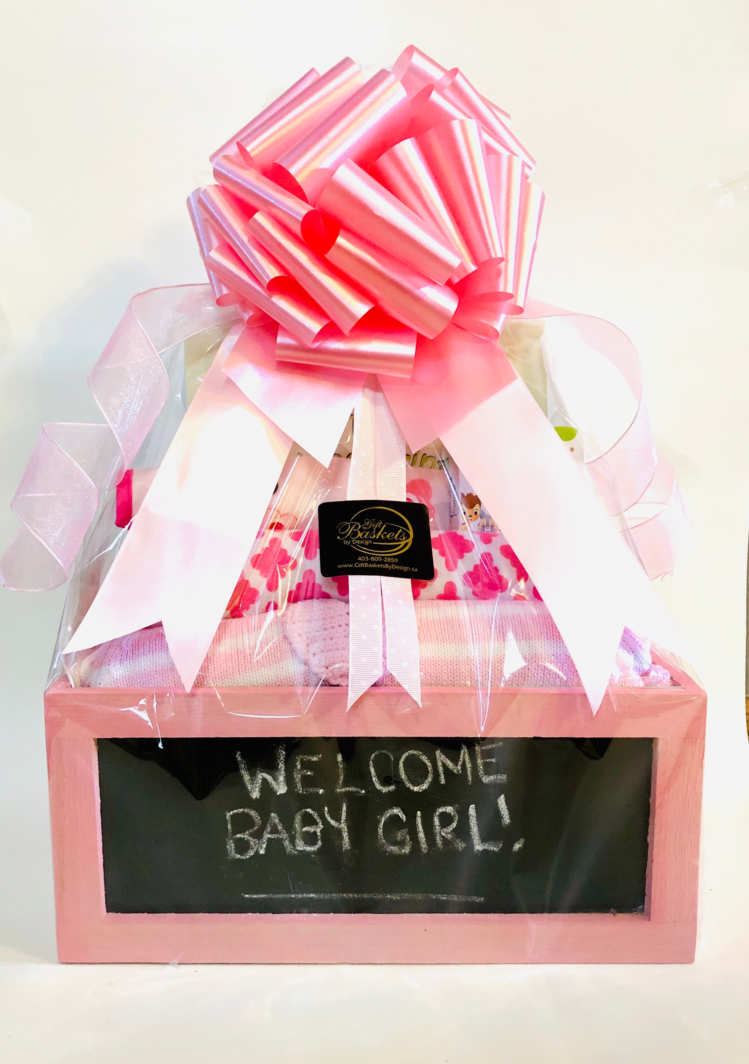 Organic s Welcome Baby! Newborn Baby Girl Gift Basket -Pink India | Ubuy